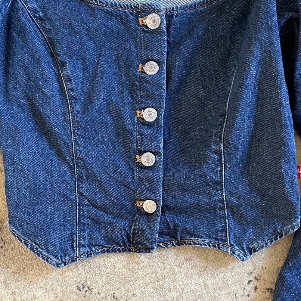 Levi’s Western Denim Button-Up Women's Top - Picture 4 of 4